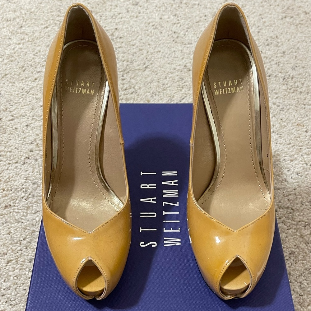 Stuart Weitzman Peep Toe Pumps